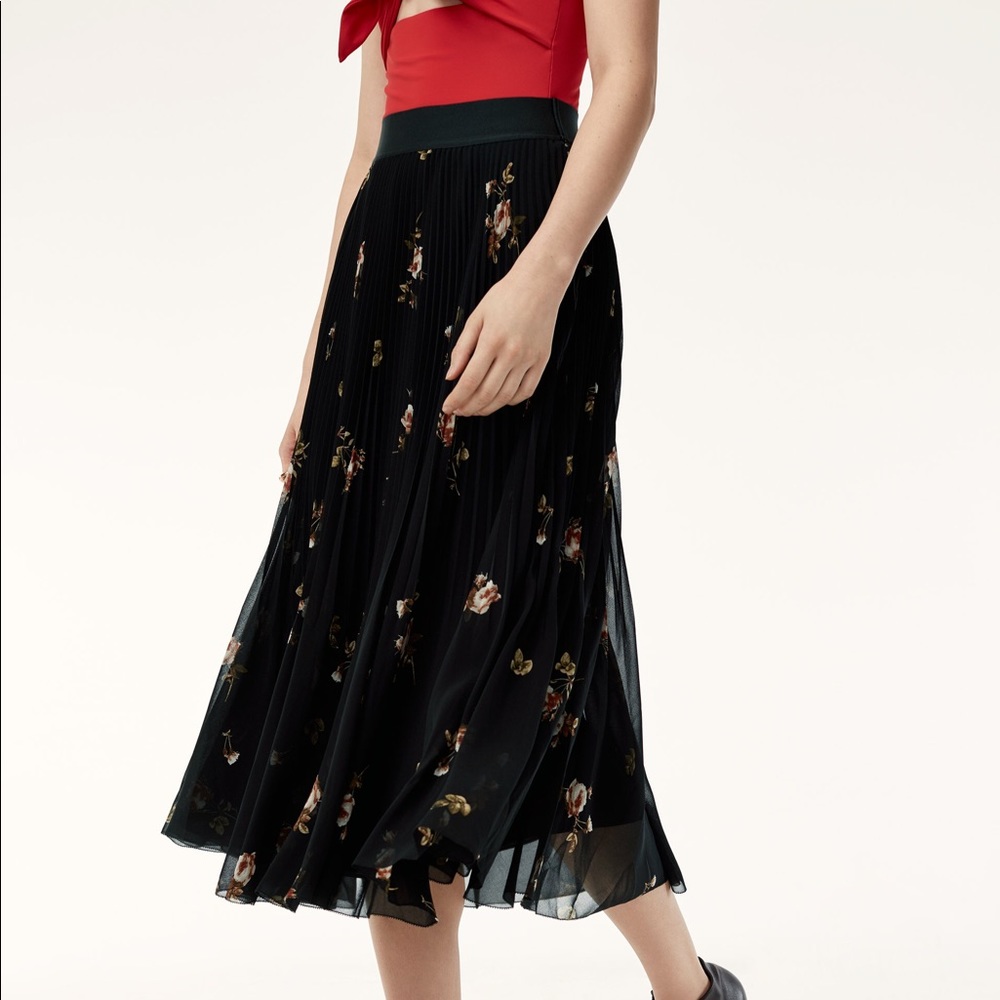 Aritzia Wilfred Terre skirt in floral